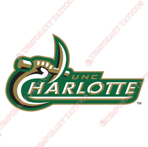 Charlotte 49ers Customize Temporary Tattoos Stickers NO.4132